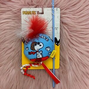 Brand New PEANUTS SNOOPY CATNIP WAND